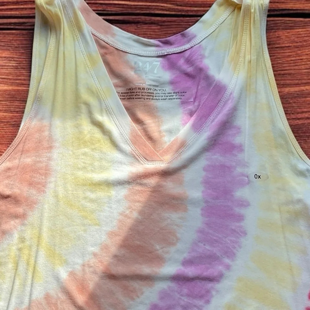 Maurices Tie-Dye Tank - Size XL, NWT (F9) - Picture 3 of 8